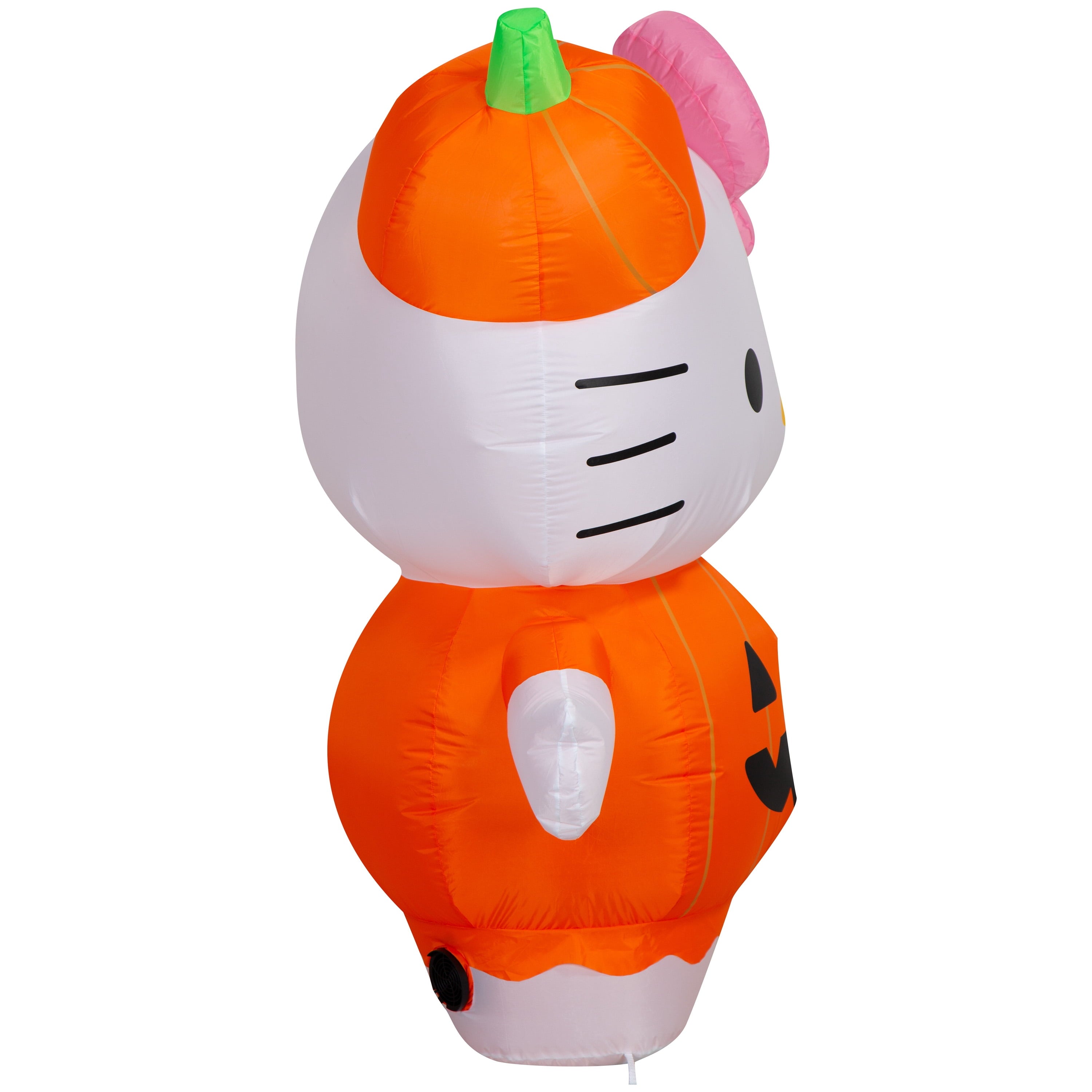 Halloween Airblown Yard Inflatables Hello Kitty in Pumpkin 41.73 in x 28.74 in x 53.93 in 3.28 lb