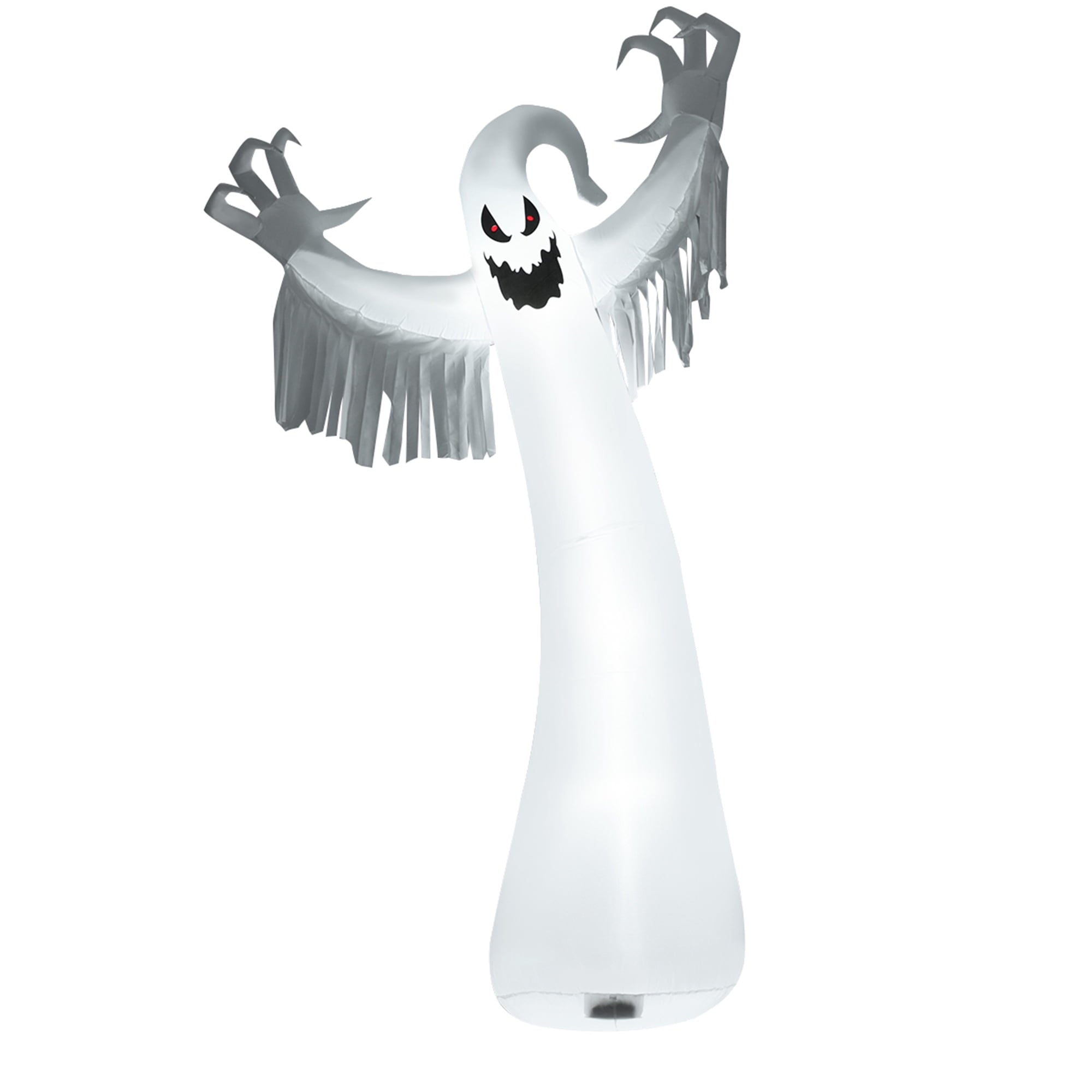 Gymax 12ft Inflatable Halloween Blow Up Ghost Decoration w/ Built-in LED Light