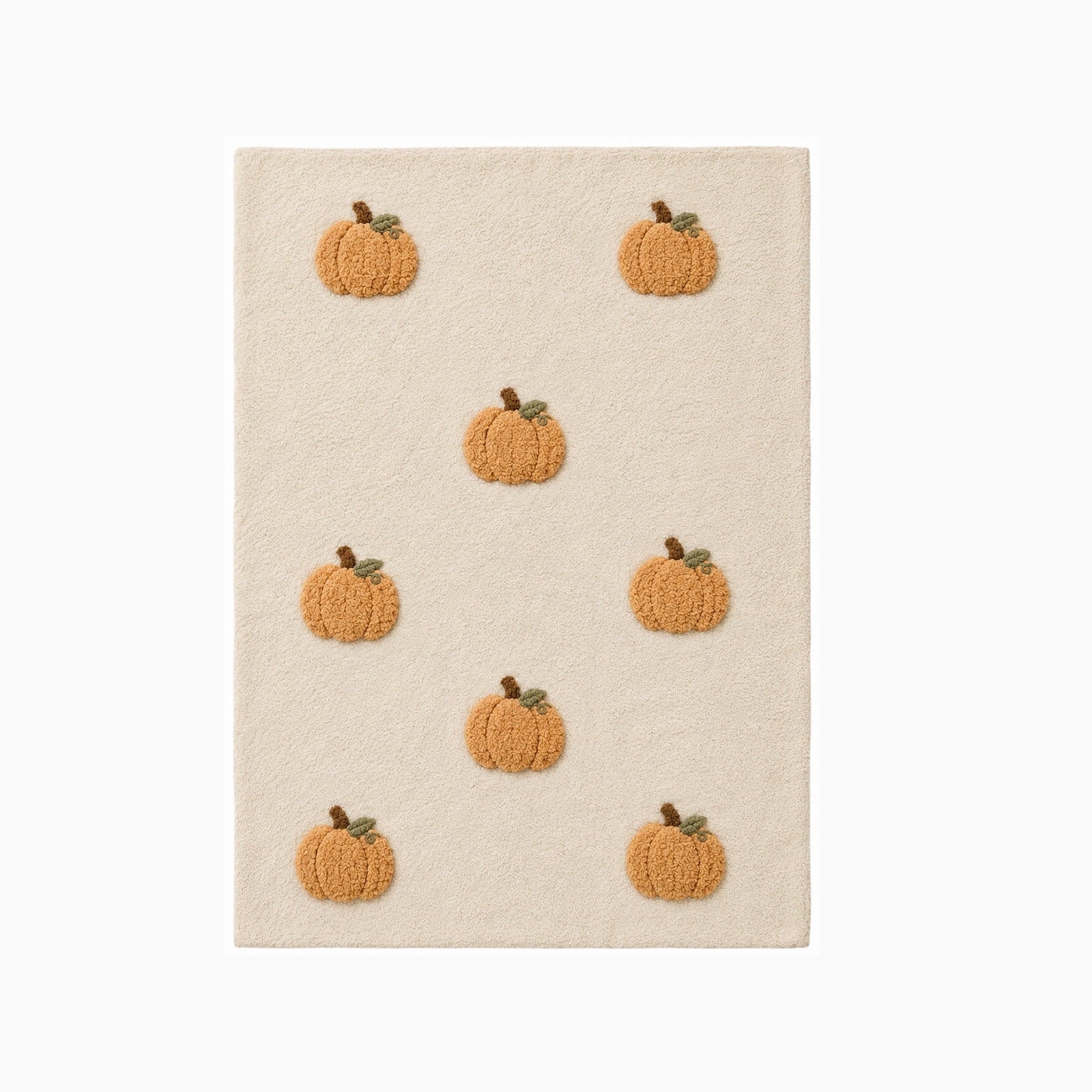 Guvpev Halloween Flannel Throw Blanket, 39.4" x 27.6" Soft Plush 3D Pumpkin Printed Decorative Blanket for Couch, Bed, Travel, Living Room, Cozy Fall Holiday Home Accent