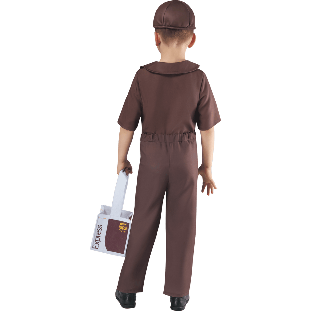 UPS Halloween Costume for Children, Boy's Size S (6/7), by Rubies