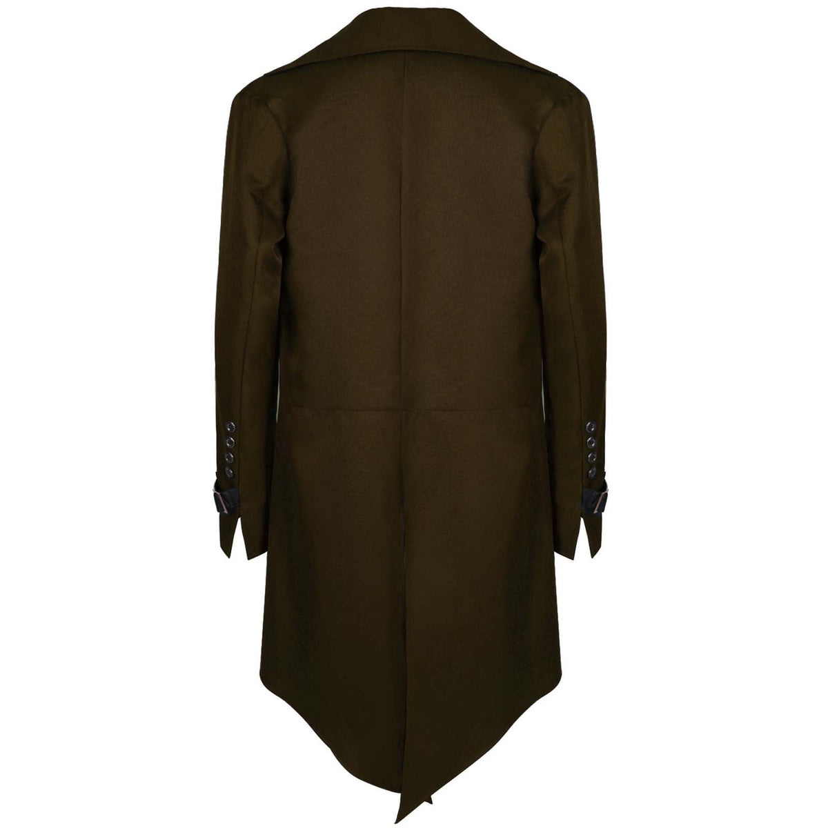 QATAINLAV Men's Vintage Steampunk Gothic Victorian Jacket Medieval Renaissance Pirate Frock Coat Formal Tuxedo Halloween Costumes Birthday Gifts Coffee S