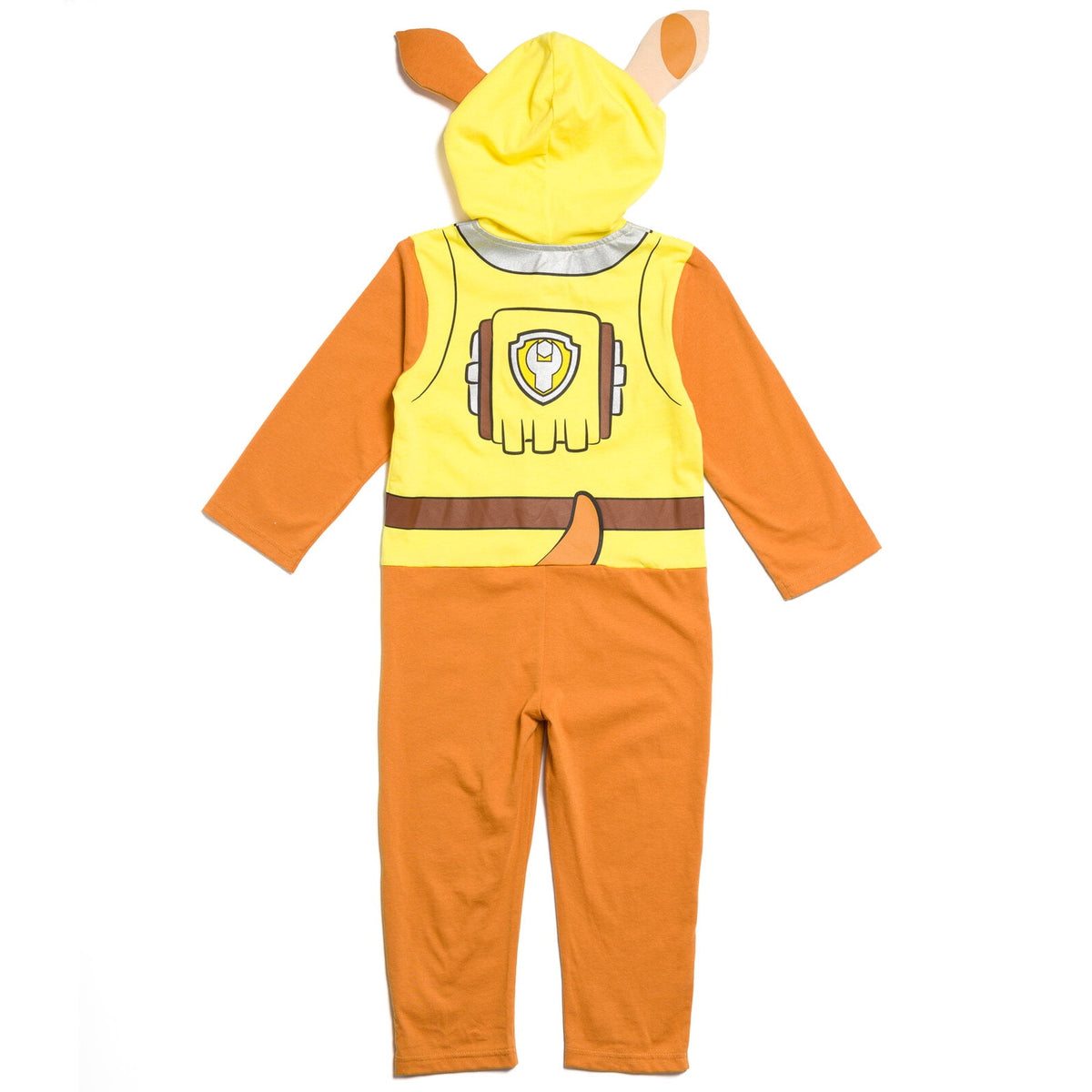 Paw Patrol Rubble Infant Baby Boys or Girls Zip Up Cosplay Coverall Toddler to Big Kid