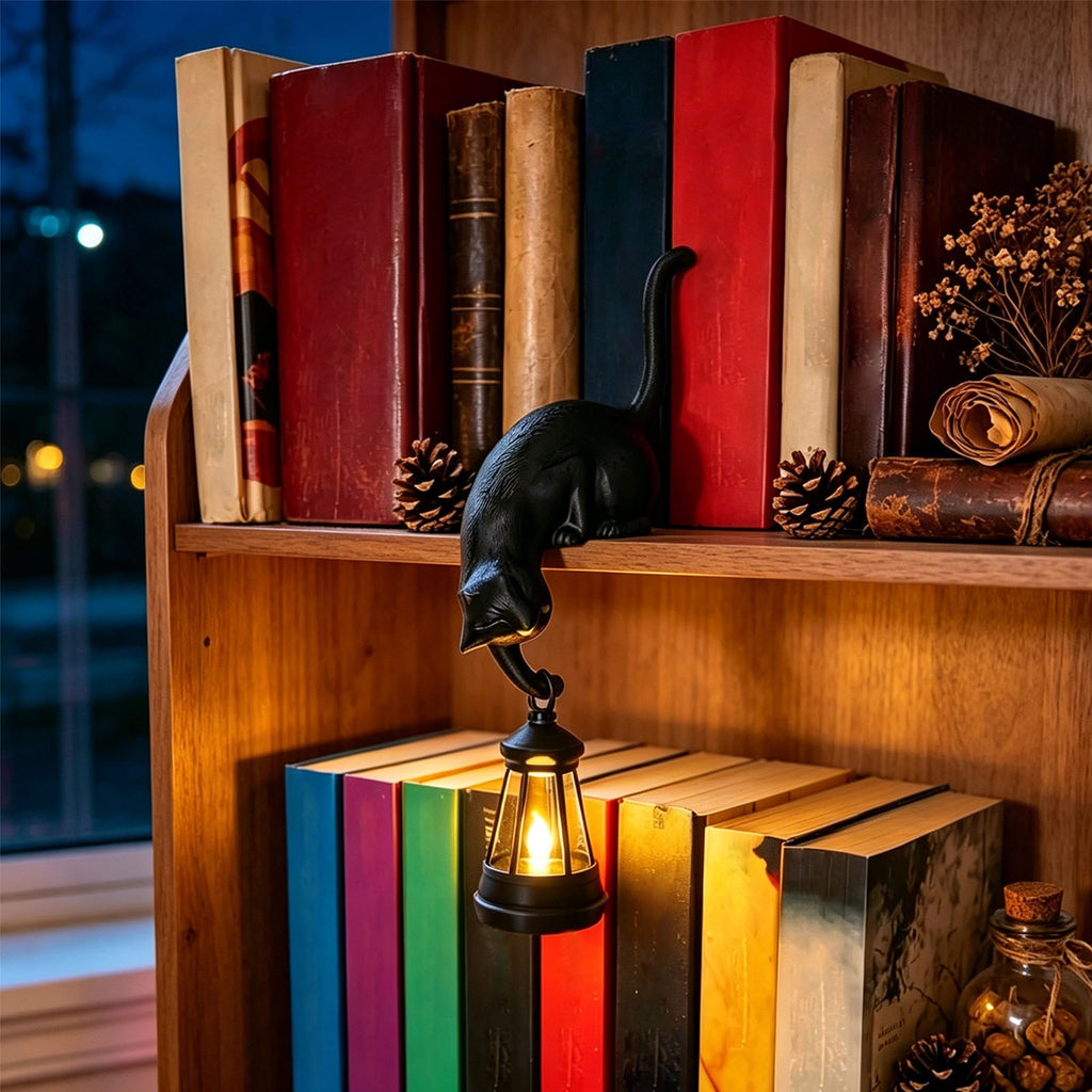 Halloween Ghost Library Lantern Decorative Bookshelf Lighting, Reading Book Shelf Lights for Study Reading Corner Home Library Gift for Book Lovers Bookworms