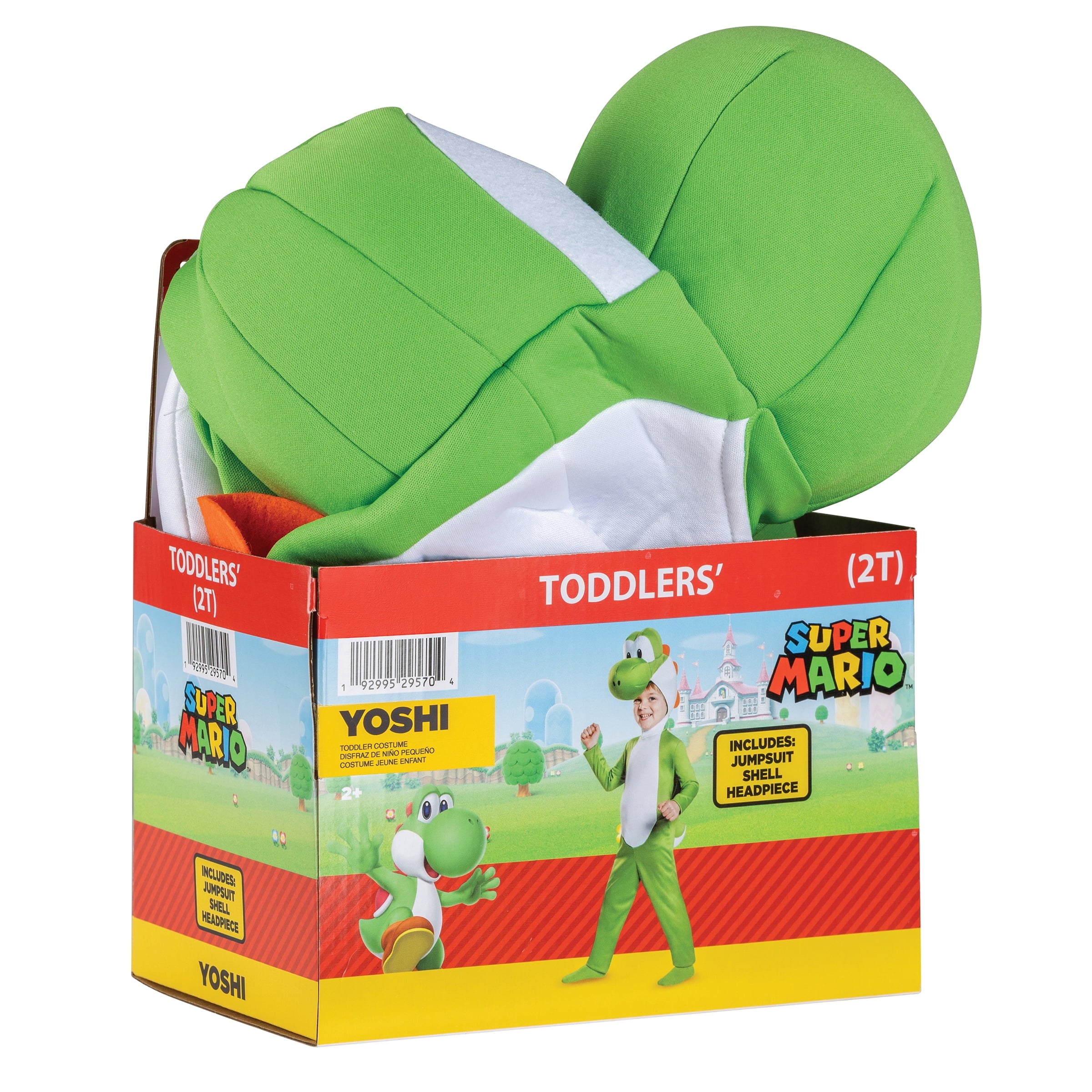 Nintendo Super Mario Bros. Yoshi Halloween Costume for Children, Infants Size 12-18M, by Disguise
