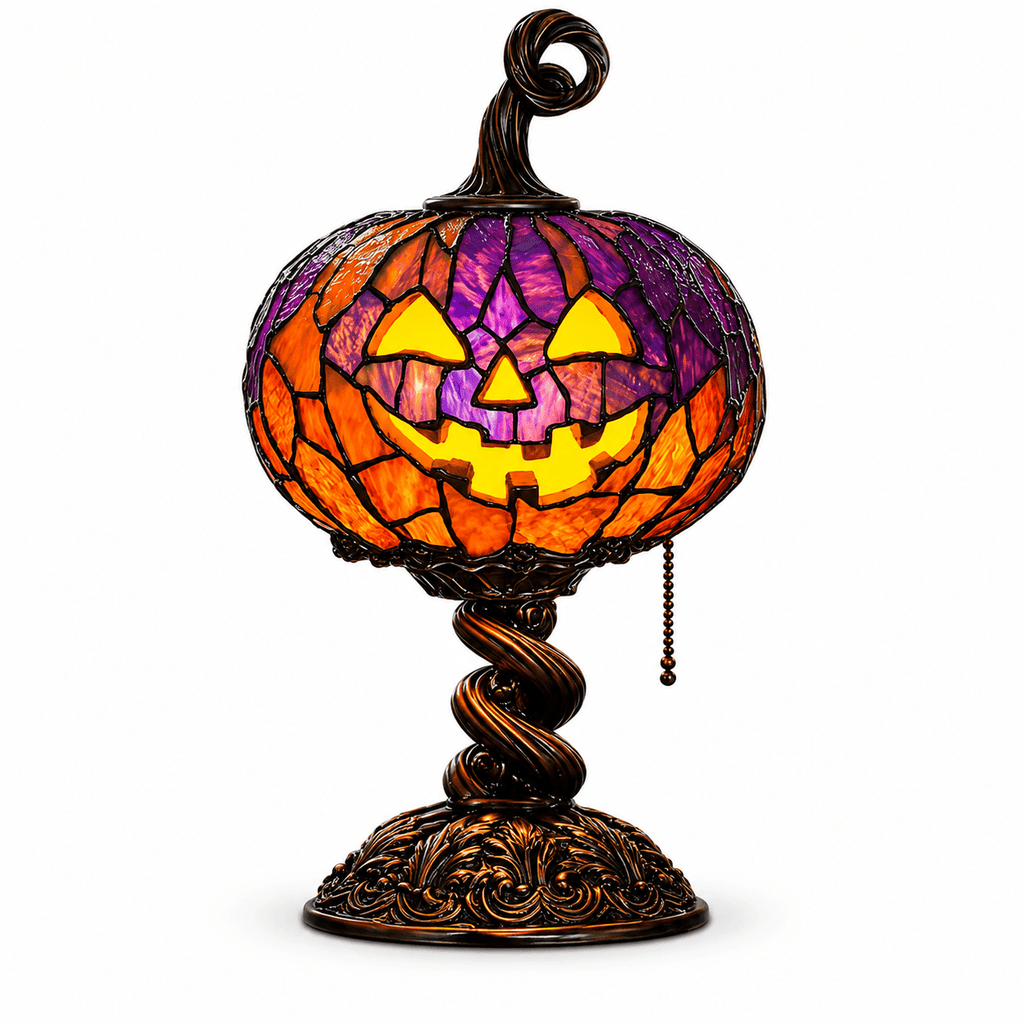 Diceymbol Halloween Decorations and Fall Decor, Halloween Venue Decoration Ghost Props LED Illuminated Ghost Decorations for Tabletop, Mantel, Shelf Indoor Outdoor 9.05 inch