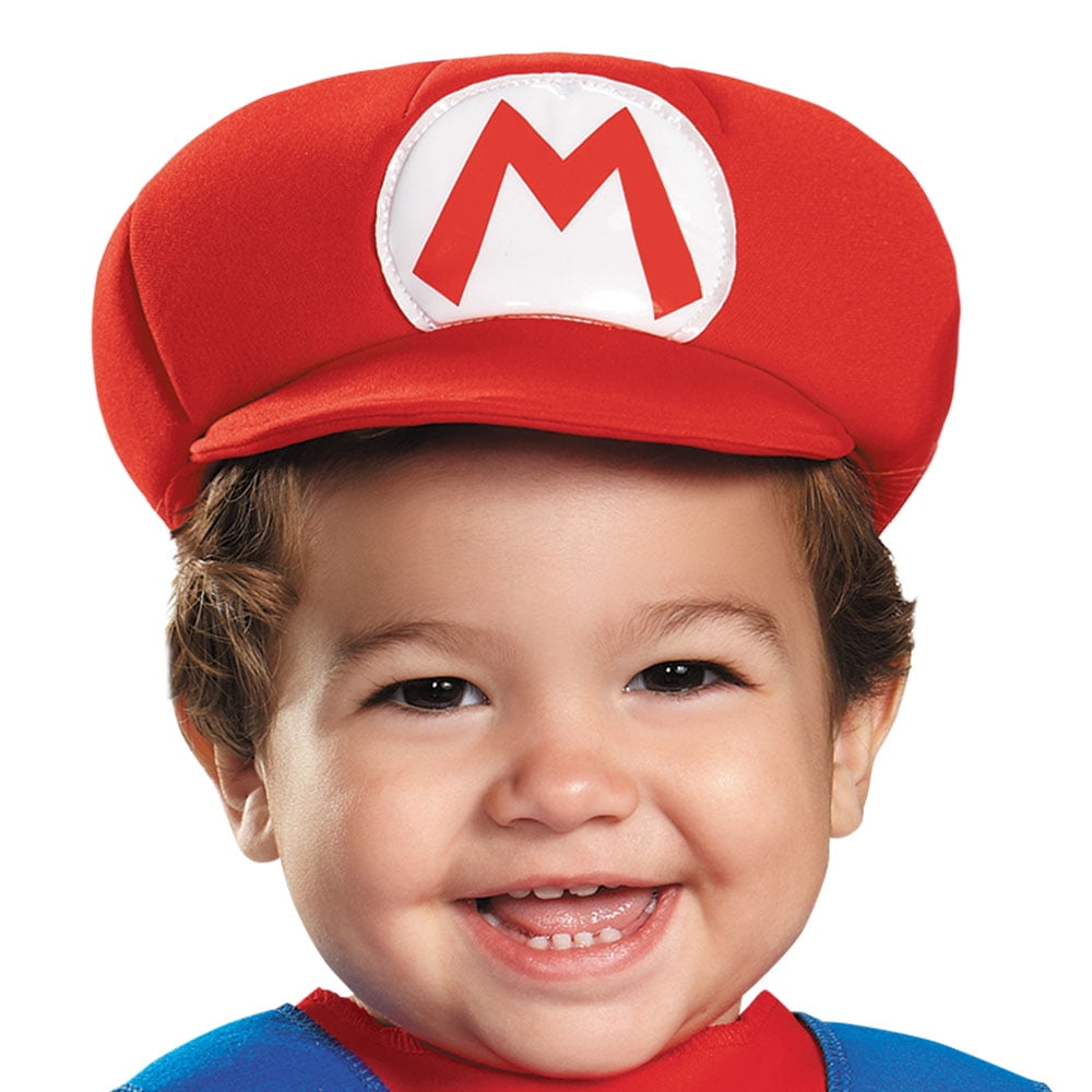 Nintendo Super Mario Bros. Mario Halloween Costume for Children, Toddlers Size 3T-4T, by Disguise