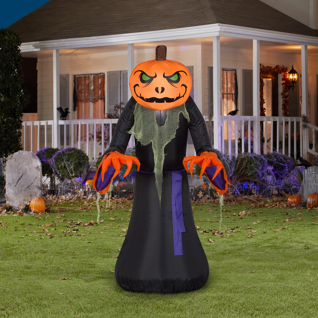 48 Inch Crawling Jack o' Lantern Monster for Halloween by Airblown Inflatables