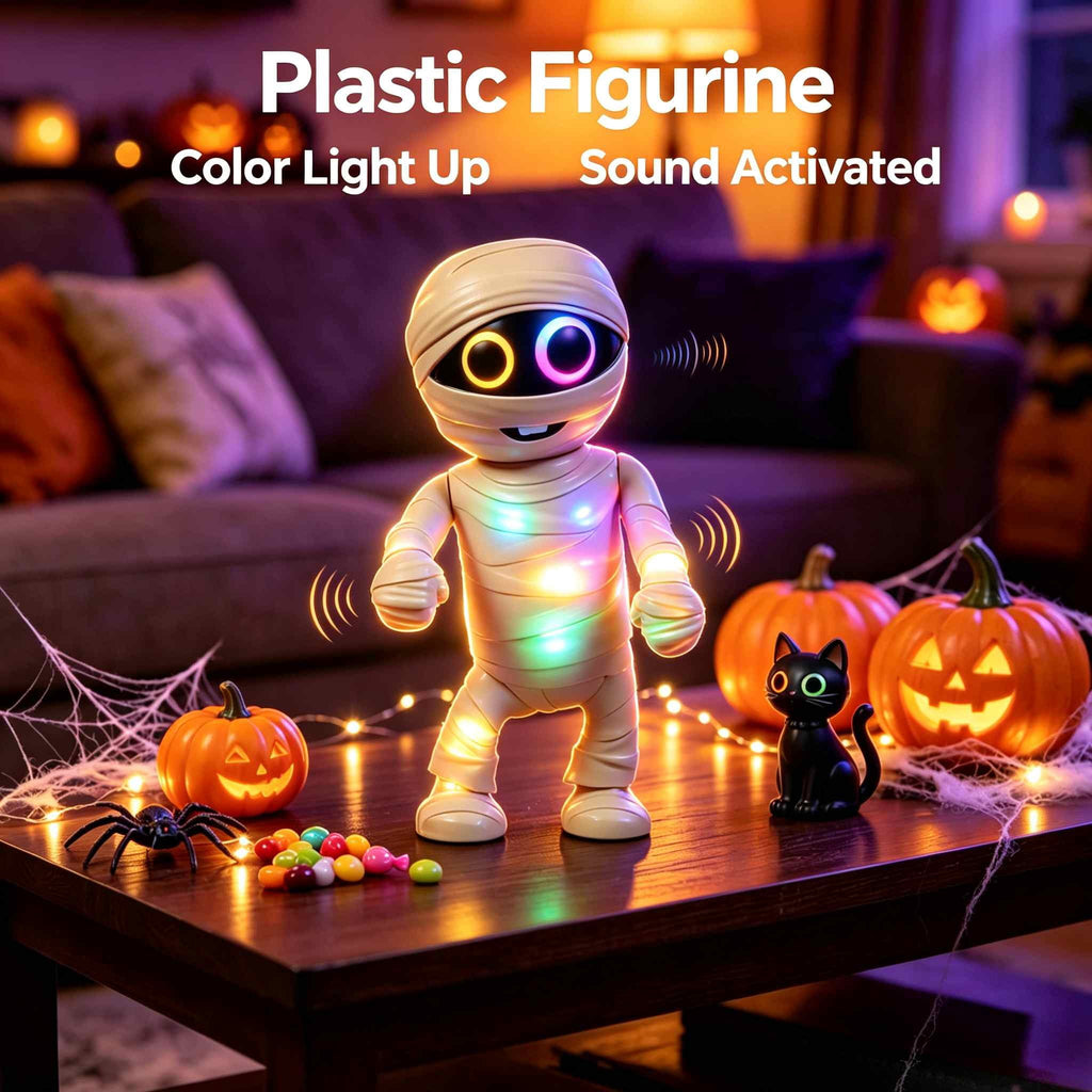 Clearance! Lighted Swing Ghost with Wooden Board, 45" Halloween Decorations Outdoor, Spooky Cute Ghosts Decorations for Front Porch Yard Tree