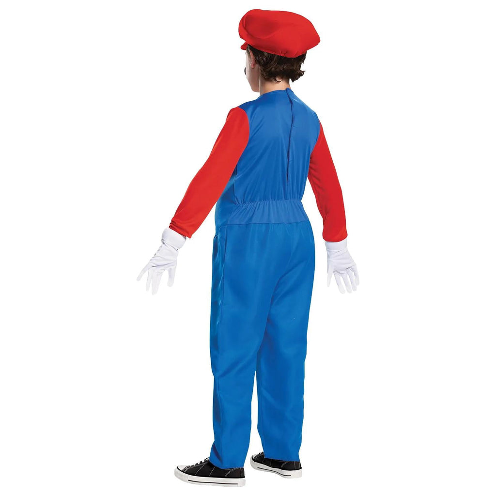 Disguise Boys' Super Mario Bros. Mario Deluxe Costume - Size 4-6