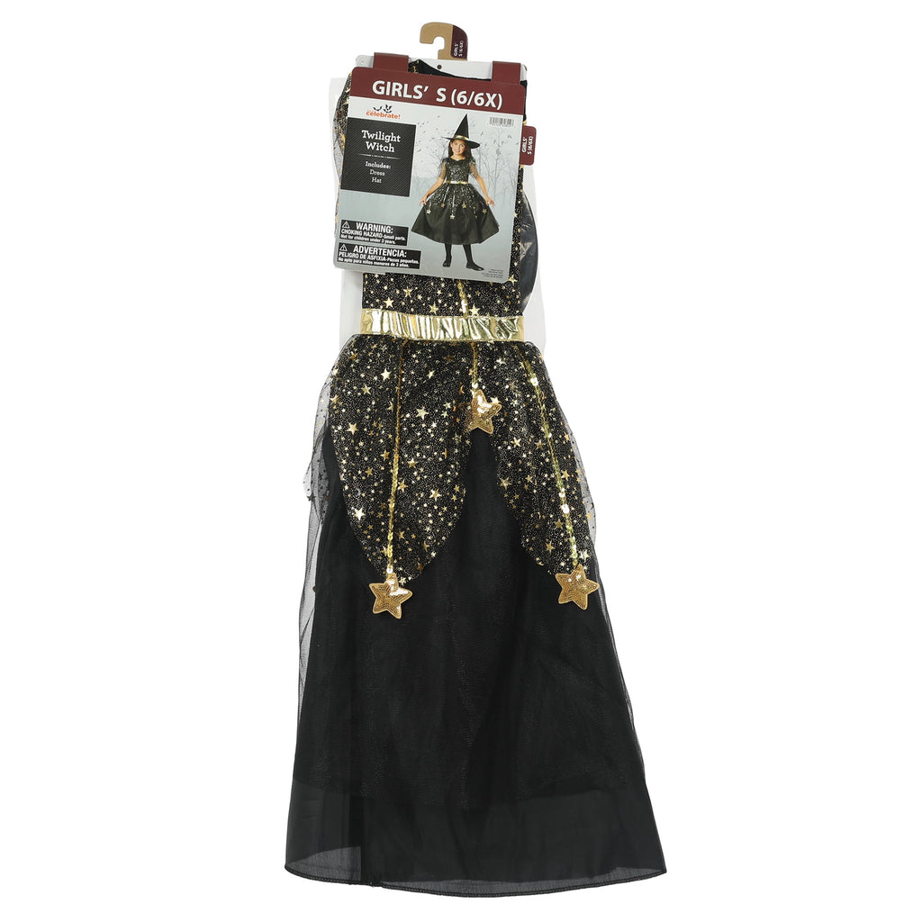 Twilight Witch Halloween Costume for Children, Girls' Size M (7/8), by Way to Celebrate