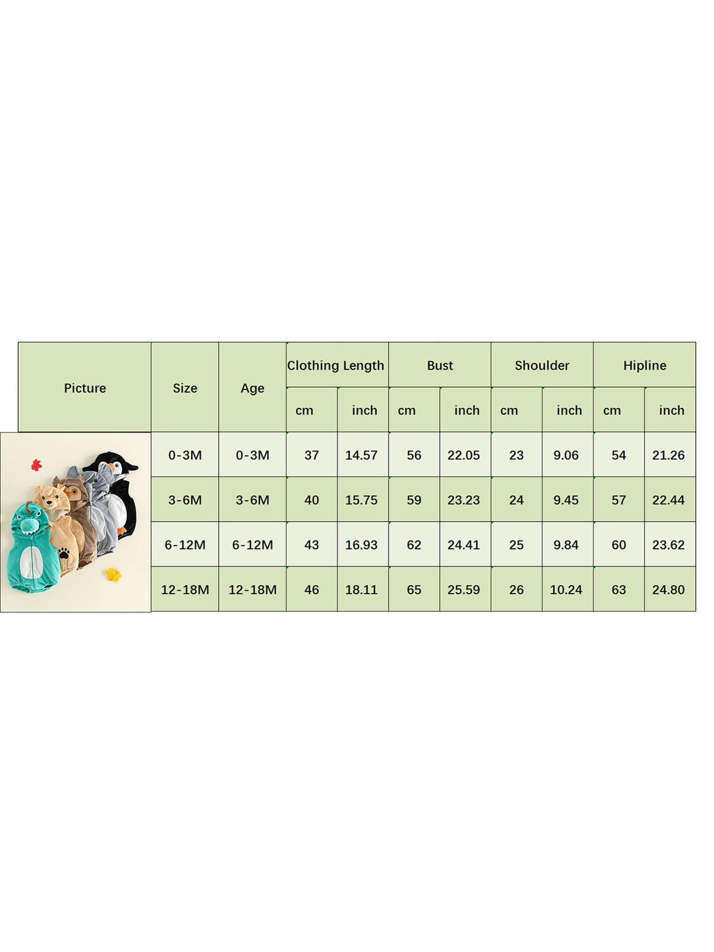 RUINIXCW Newborn Baby Boy Halloween Costume Kids Infant Animal Cosplay Outfit Toddler Fall Winter Clothes Warm Fleece Hooded Sleeveless Romper