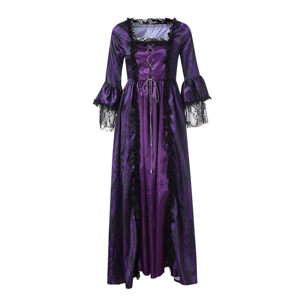 Jsaierl Victorian Dress for Women 1800S Medieval Renaissance Dress Corset Flare Sleeve Vintage Dress Cocktail Party Ball Gown