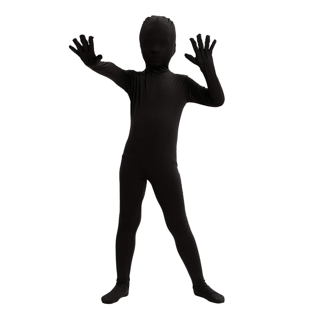 Joyfy Scary Halloween Costume for Kids, Slenderman Skin Bodysuit Skinsuit for Boys Girls Halloween Dress up Party Age up to 12 Years