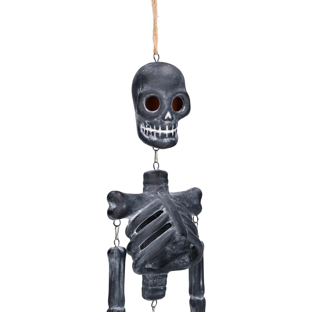 Skeleton Wall Decoration, Black, 16.7", Halloween by Way To Celebrate