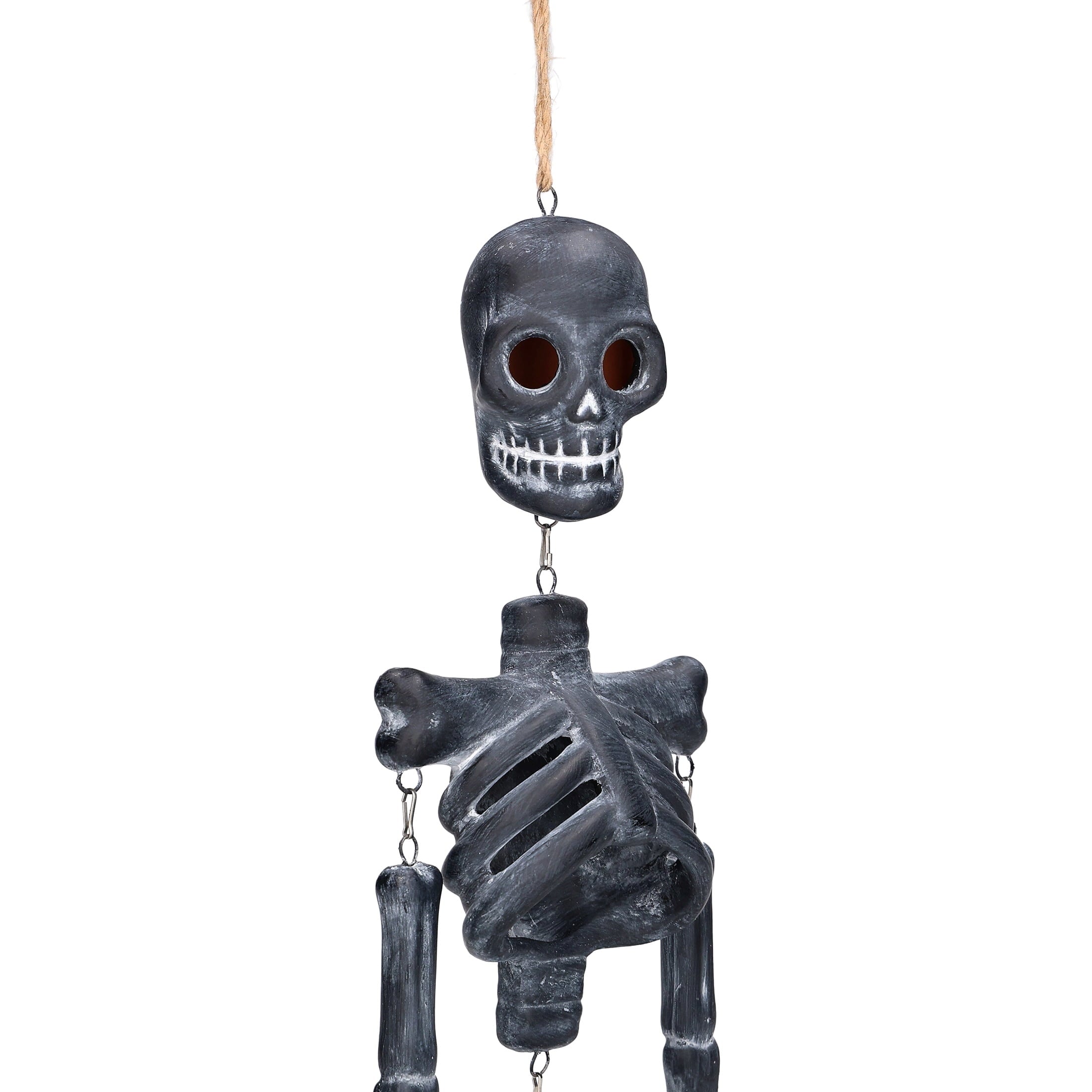 Skeleton Wall Decoration, Black, 16.7", Halloween by Way To Celebrate