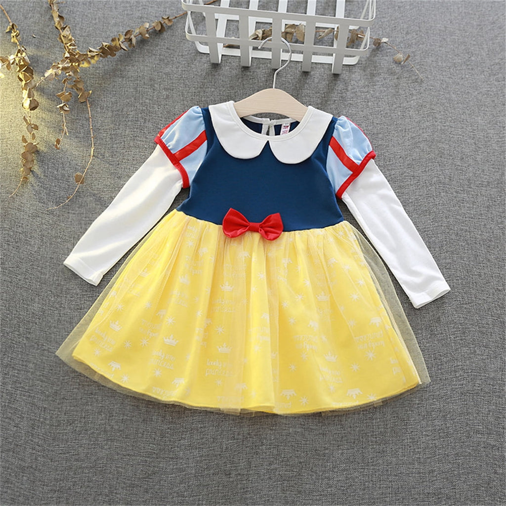 WIBACKER 1-6Y Toddler Girls Princess Costumes Dresses Fancy Dress Up Clothes for Halloween Party Cosplay, Christmas Gift