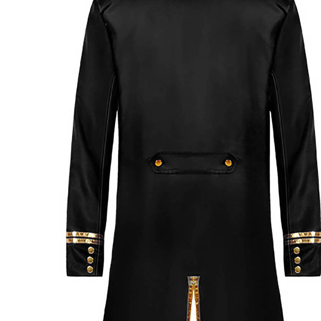 Men Clearance LYXSSBYX Mens Jackets Fall Fashion Halloween Men's Costume Men's Mid Length Retro Tuxedo Costume