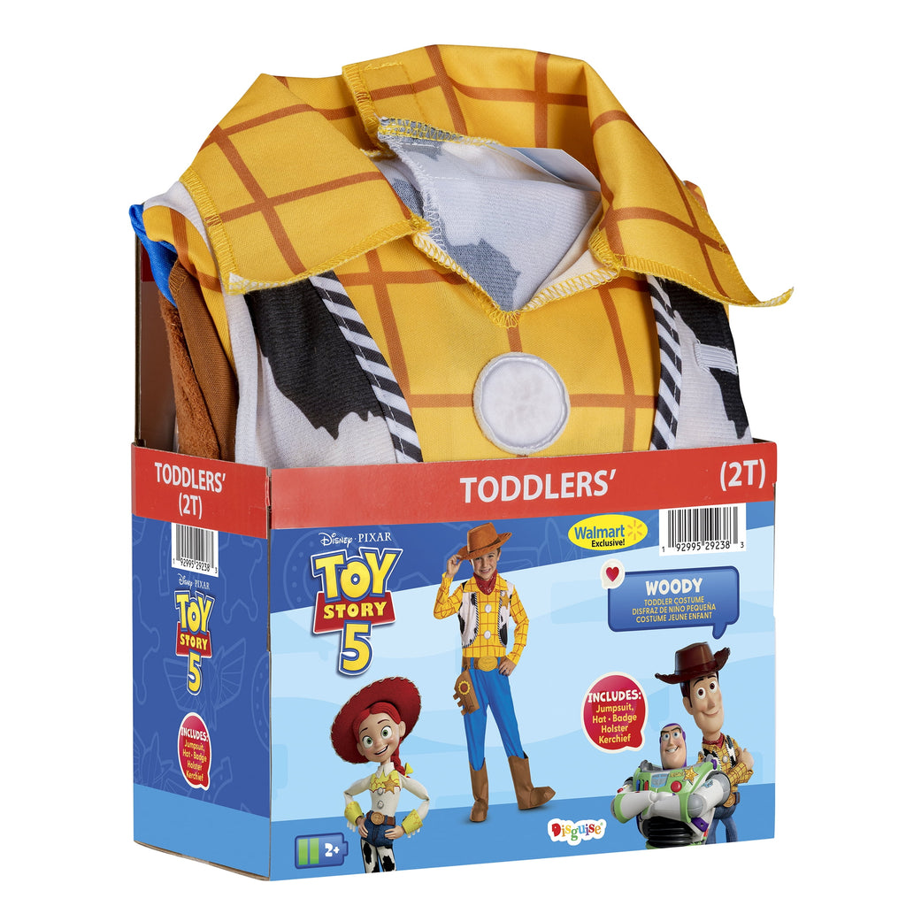 Disney Toy Story Woody Halloween Costume for Children, Toddlers Size 3T-4T, by Disguise
