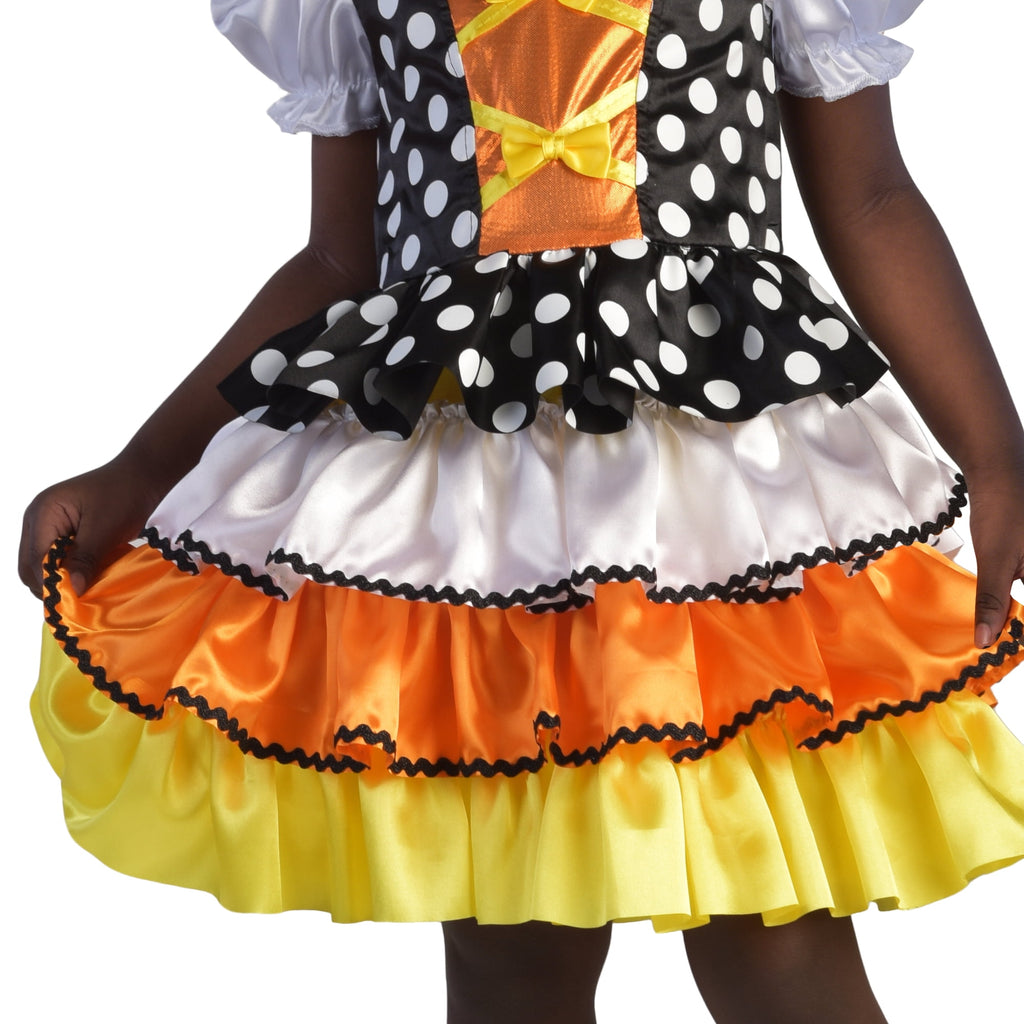 Candy Corn Witch Halloween Costume for Toddler, Size 2T, by Way to Celebrate