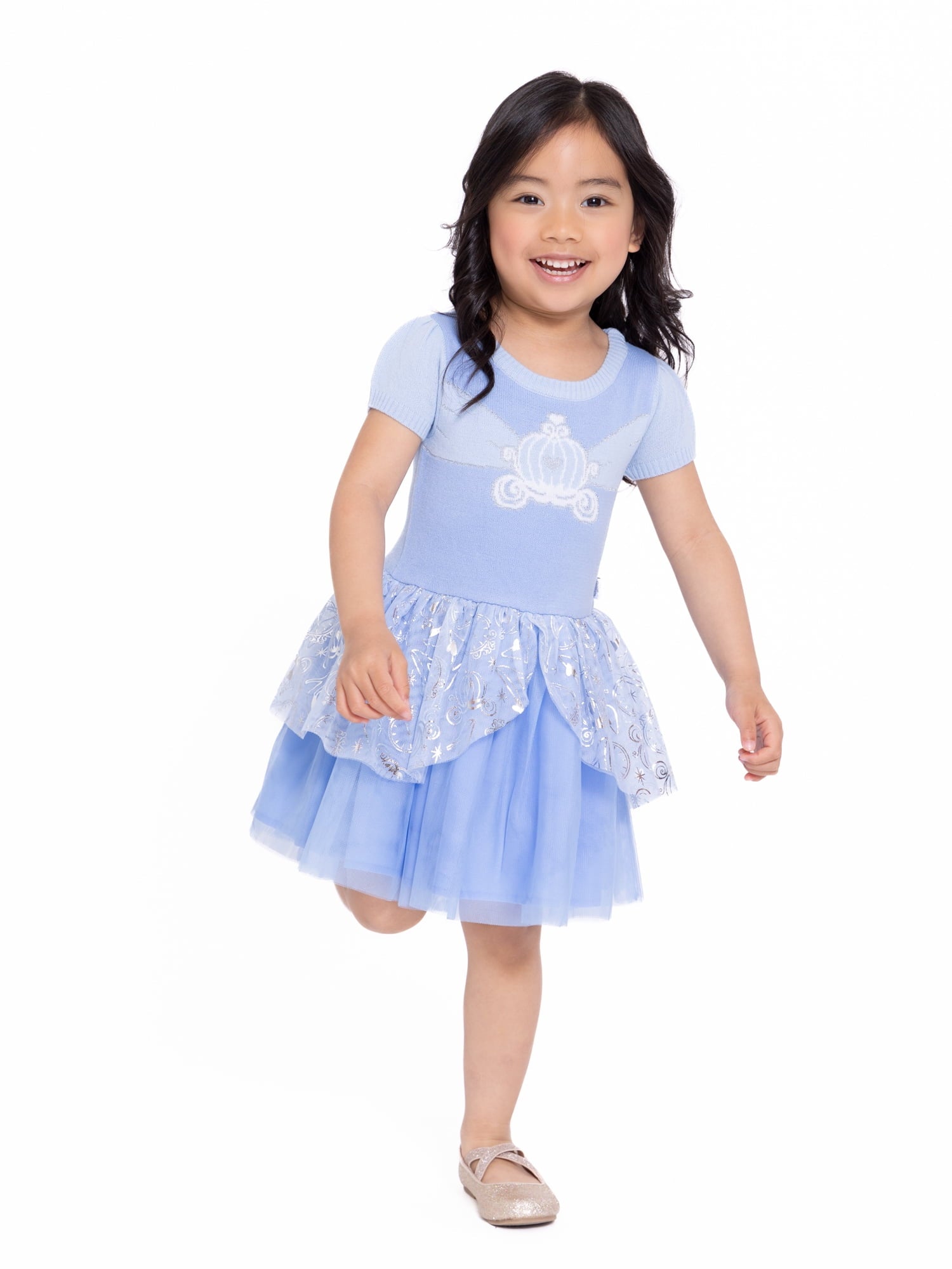 Toddler Girl Elf Velour Cosplay Dress, Sizes 12M-5T