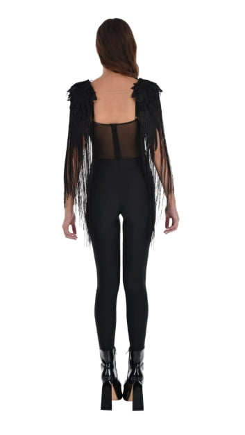 Amscan Dark Angel Deluxe Costume Women's Small (2-4)