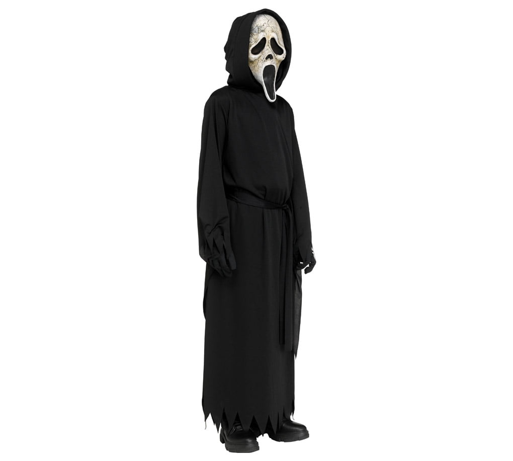 Aged Ghostface 2pc, Halloween Costume for Children, Boys Size L (10/12), by Fun World