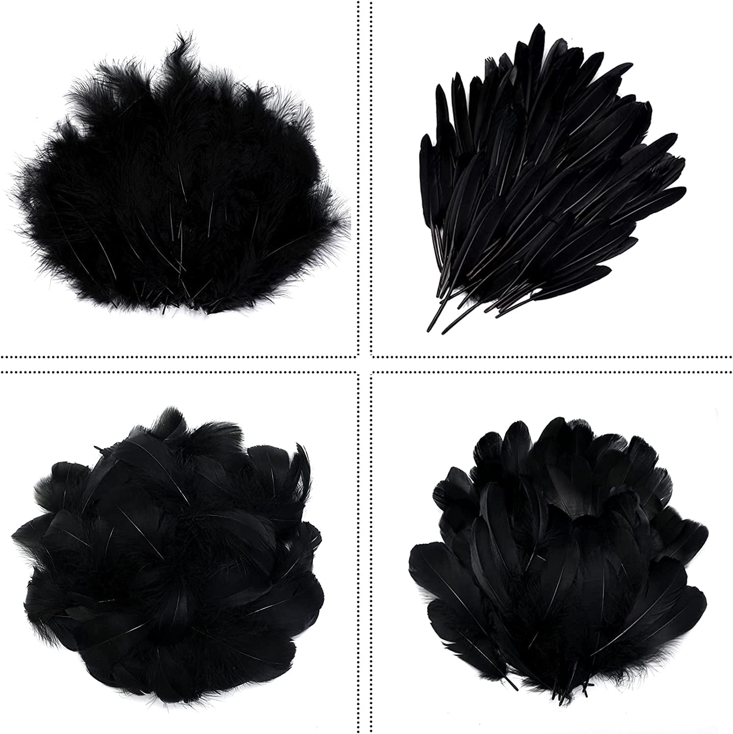 600PCS Red Feathers, 3-4.7 inch Feathers Bulk for DIY Crafts Wedding Halloween Costume Party Decorations Dream Catcher Supplies