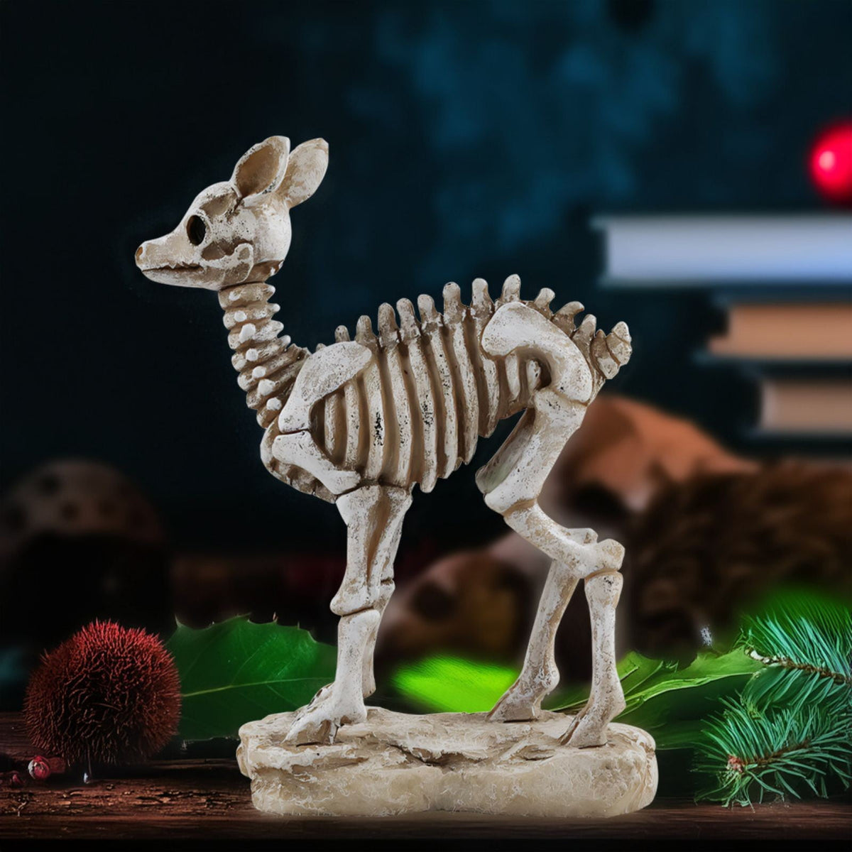 amlbb Halloween Decoration Halloween Skeleton Horror Decorations Simulation Animals Skeleton Ornaments Bar Decoration Frogs Skeleton on Clearance