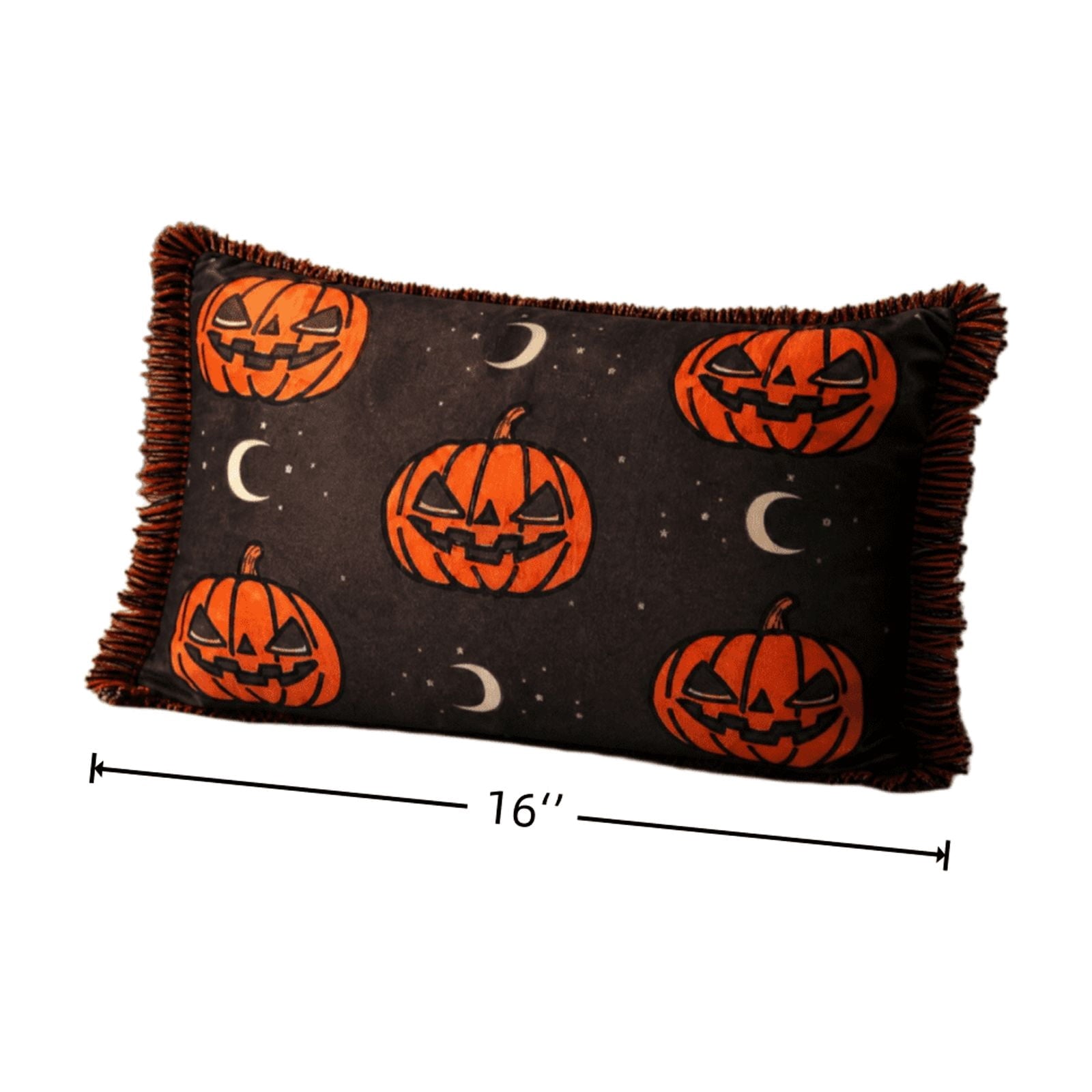 Halloween Ghost Reading Book Throw Pillow Cover, Spooky Library Bookshelf Skull Candlestick Decorative Pillowcase, Retro Halloween Cushion Cover