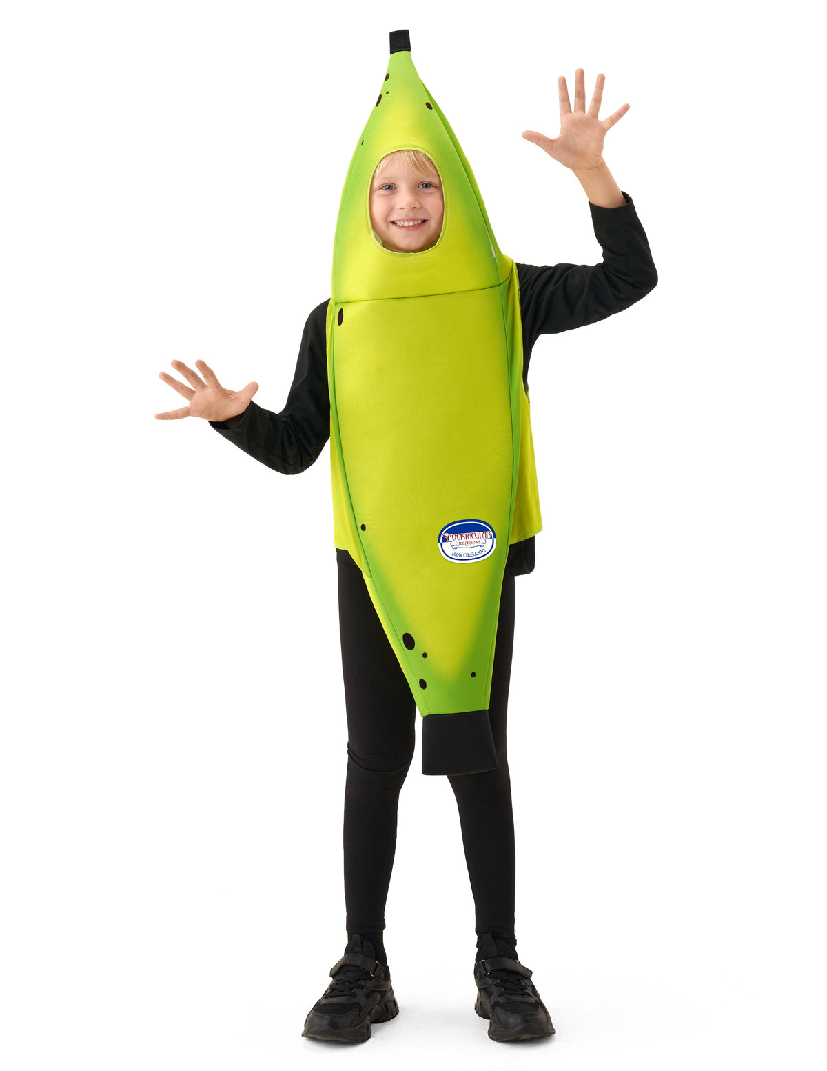Joyfy Men's Banana Costume for Adult Funny Fruit Costume Banana Halloween Fancy-Dress Costume for Themed Party Cosplay