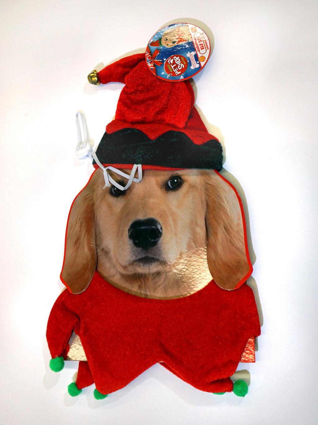 Rubies Holiday Elf Pet Costume Accessory Set for Dogs or Cats, Medium/Large