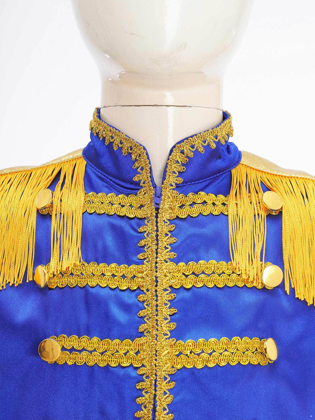 iiniim Kids Boys 1960s British Pop-Star Shirt Long Sleeve 60s Rock Band Musician Zipper Jacket Royal Blue 6