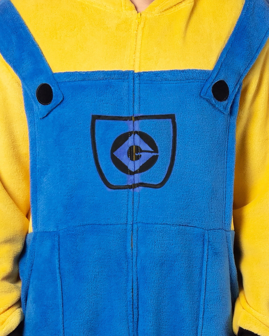 Despicable Me Men's Minions Costume Kigurumi Character Union Suit Outfit