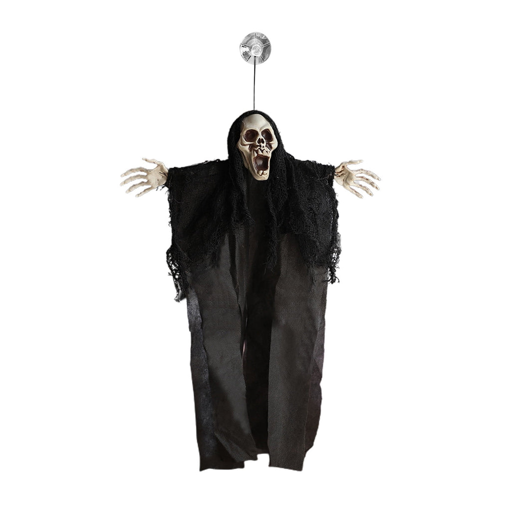 Nrmvnmi Halloween Decorations Outside, 3 Packs Hanging Ghosts Halloween Decor Halloween Decorations Indoor, Hanging Grim Reaper Skeleton Flying Ghost Decorations for Haunted House Decorations