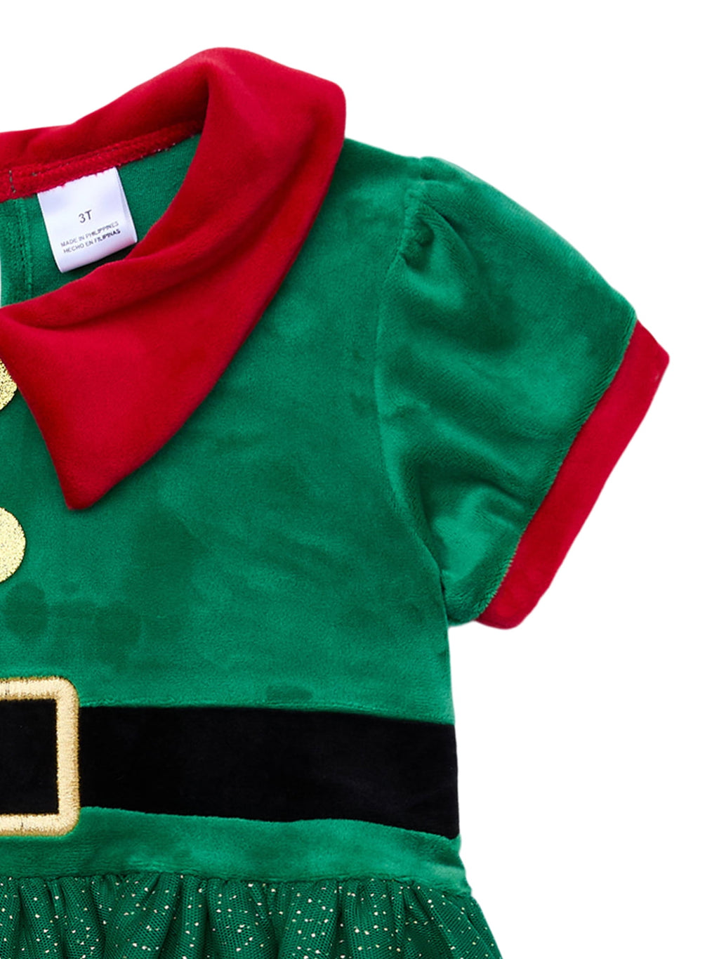 Toddler Girl Elf Velour Cosplay Dress, Sizes 12M-5T