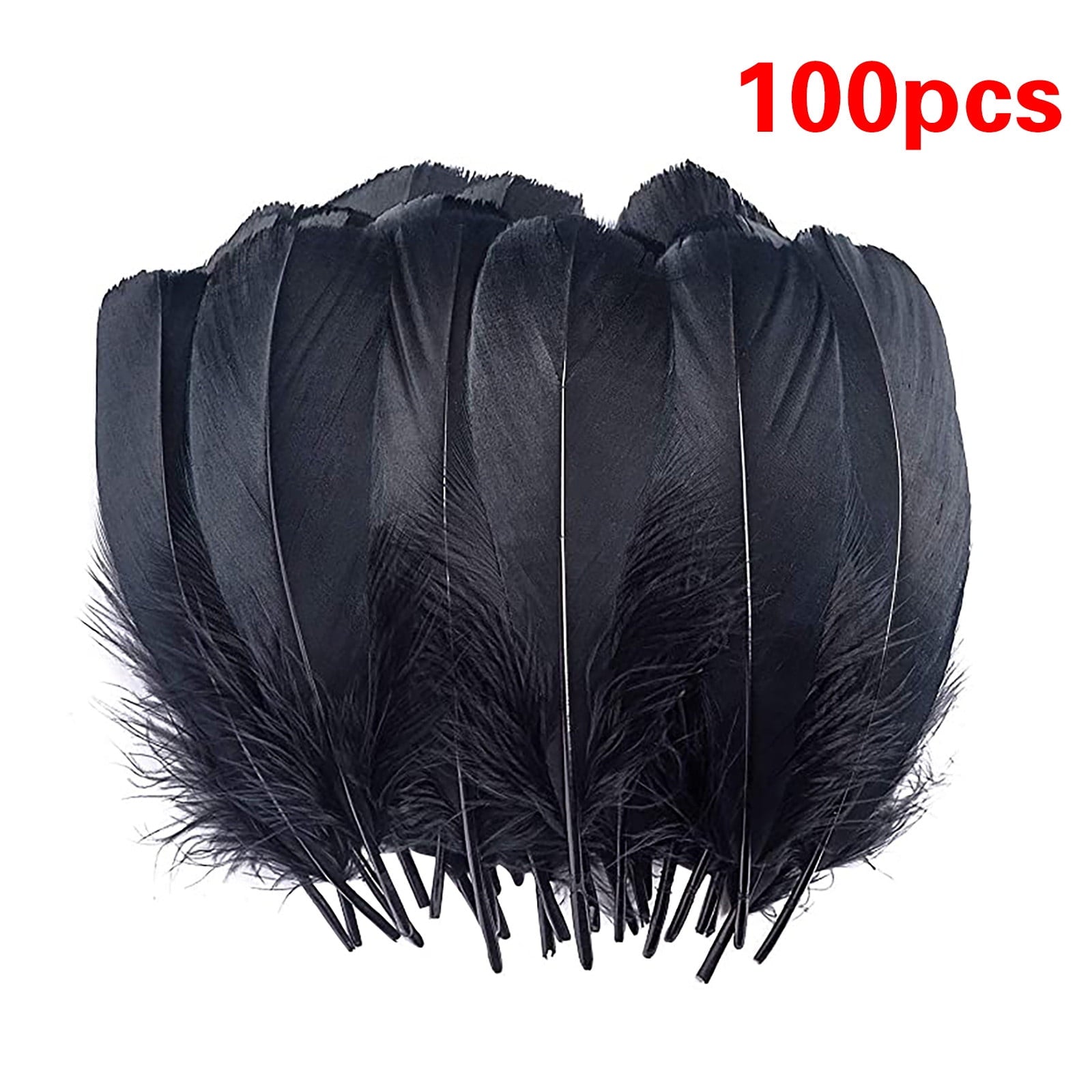 100Pcs Feather,Natural Goose Feathers,Halloween Decoration Goose Nagoire Feathers,Diy Big Goose Feather,Craft Decoration for Wedding,Feather Floating Hair Craft Decoration Wedding Feather,Purple