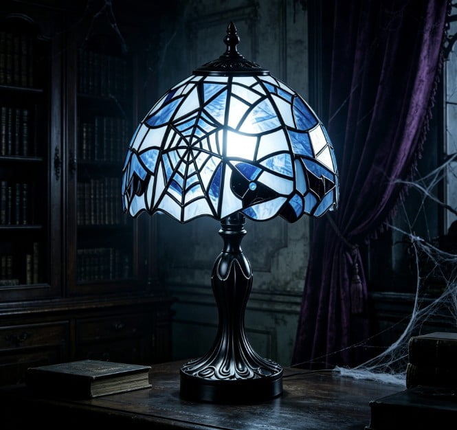 Halloween Decor Witch Hat Lamp, LED Halloween Night Light, Halloween Decorations Indoor, Witchy Decor for Shelf Mantel Table, Gothic Home Decoration