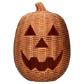 Light-Up Blow Mold Woven Jack-o'-Lantern Decoration, Brown, 12", Halloween by Way To Celebrate