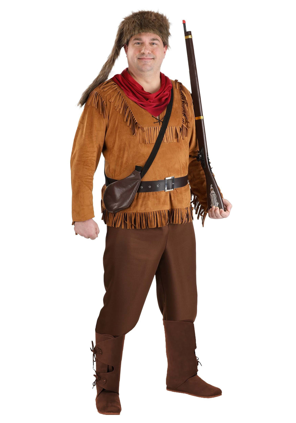 Plus Size Davy Crockett Costume for Men