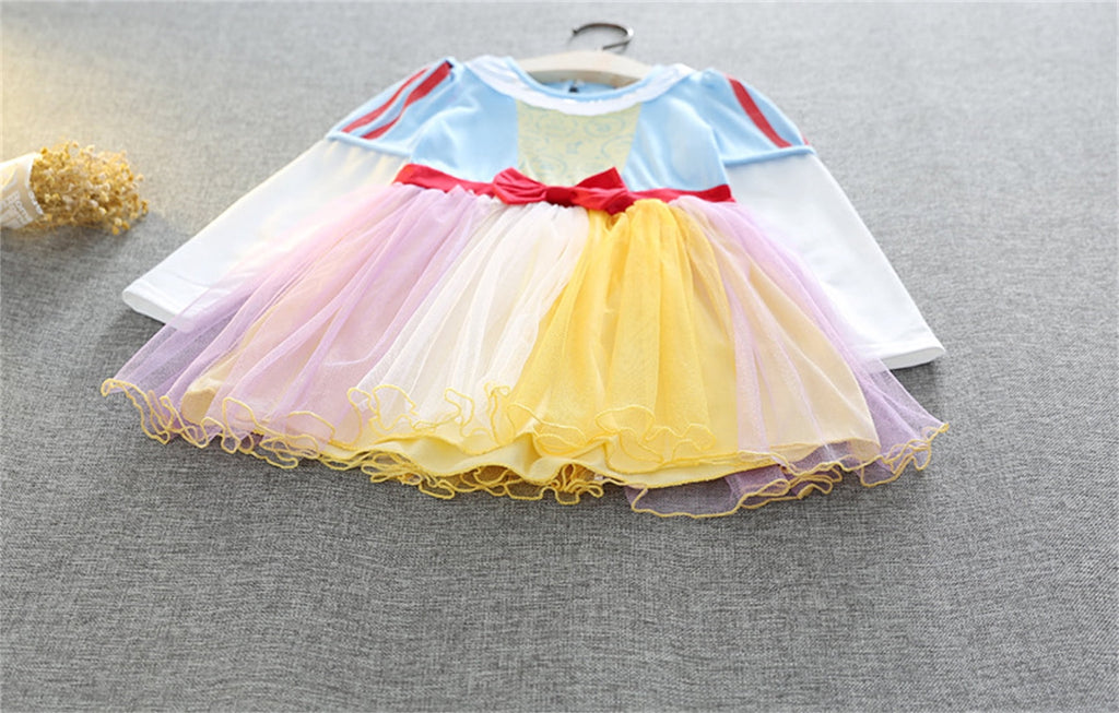 WIBACKER 1-6Y Toddler Girls Princess Costumes Dresses Fancy Dress Up Clothes for Halloween Party Cosplay, Christmas Gift
