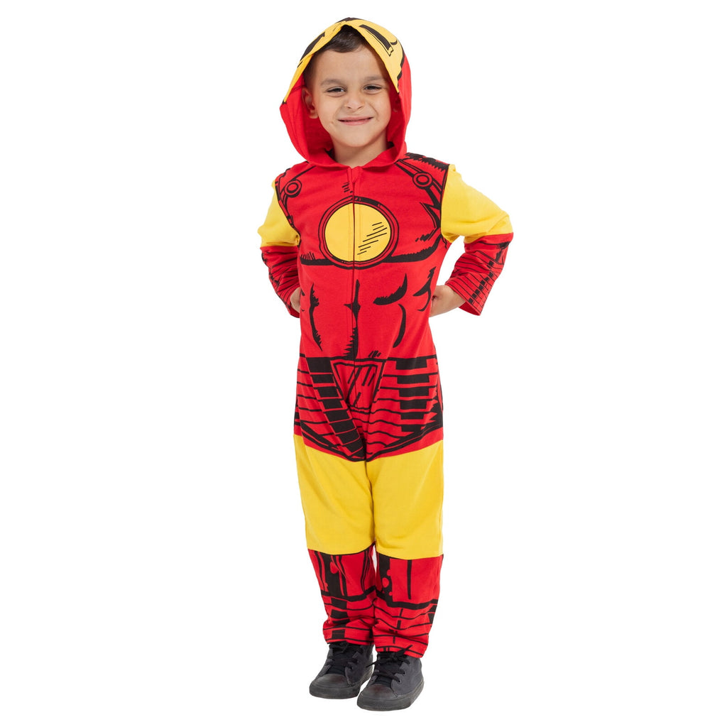 Marvel Avengers Toddler Boy or Girl Cosplay Hooded One Piece Thor Grey