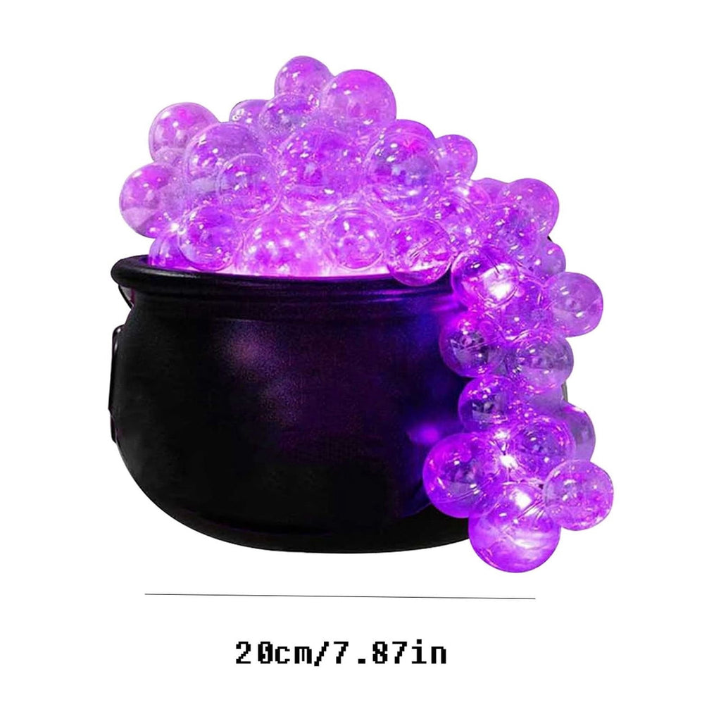 Muecwrye Halloween Decorations Outdoor, Halloween Clearance! Halloween Witches Cauldron with Lights, DIY Bubbling Cauldron Set Decor for Home Porch Outside, Halloween Party Supplies( Without Tripod)