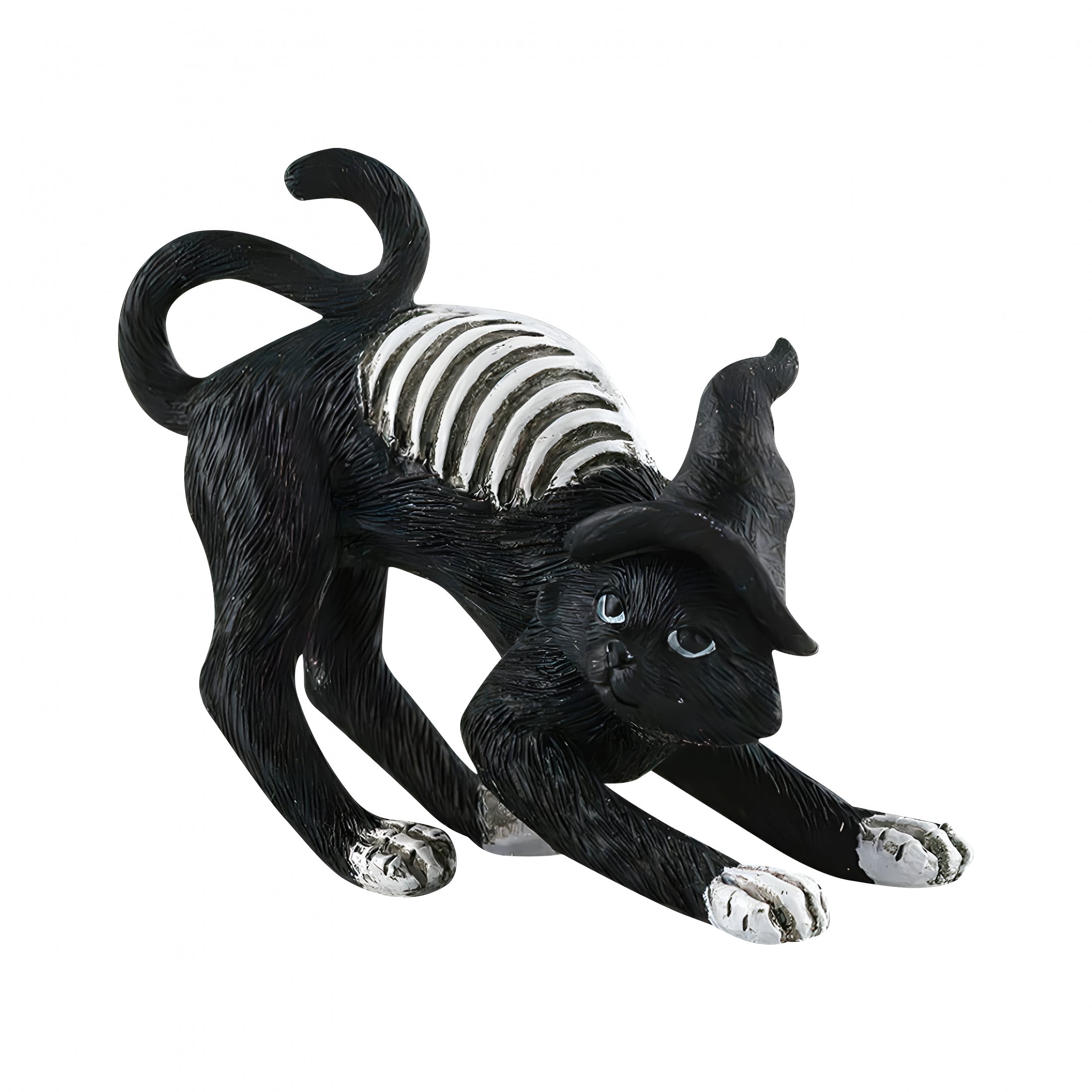 LAMIRO Black Cat Halloween Decorations,Spooky Tabletop Ornaments For Home Party,Gothic Themed Festival Decor,Indoor Outdoor Use,Easy To Display Centerpiece For Halloween Celebrations