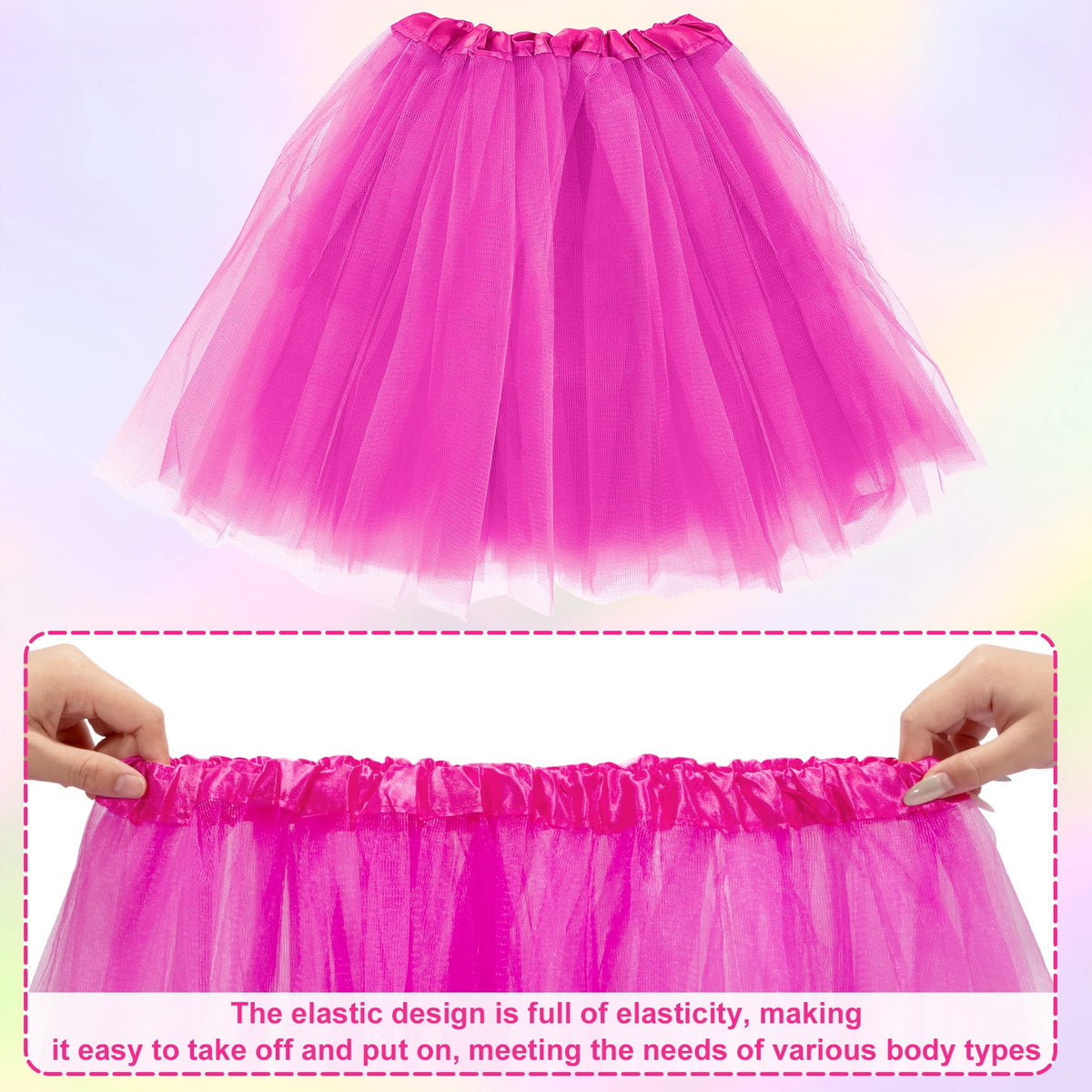 Loritta 80s Costumes for Women Outfit Accessories Set with Fishnet Gloves Leg Warmers Bags Tutu Skirts for Theme Party