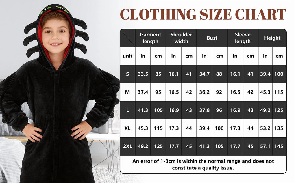 GOBWCOT Kids Onesie Pajamas Dragon Costume Children Animal Sleepwear Jumpsuit Cosplay for Boys and Girls