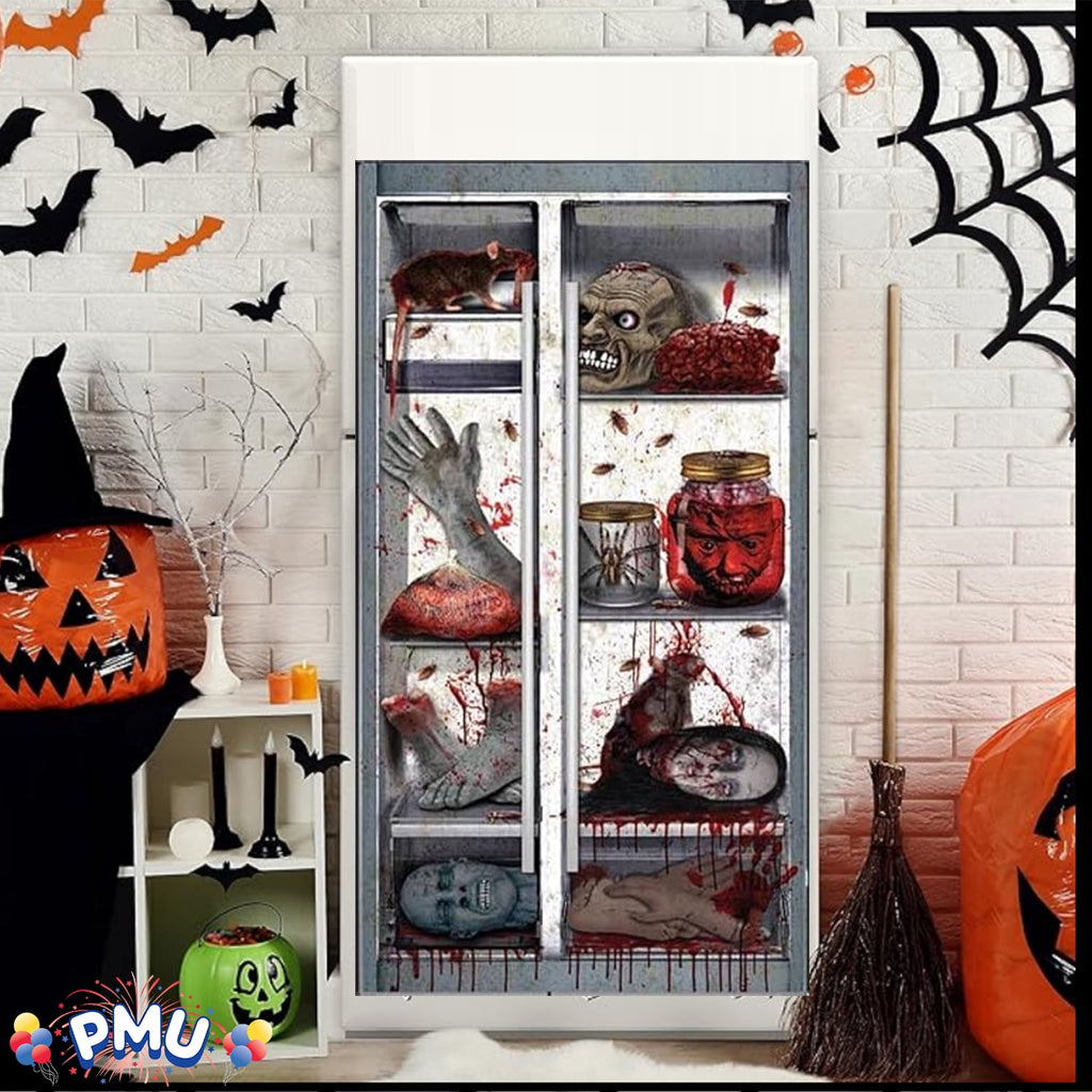 PMU Halloween Microwave Door Decoration 12in x 24in (1/pkg) Pkg/1