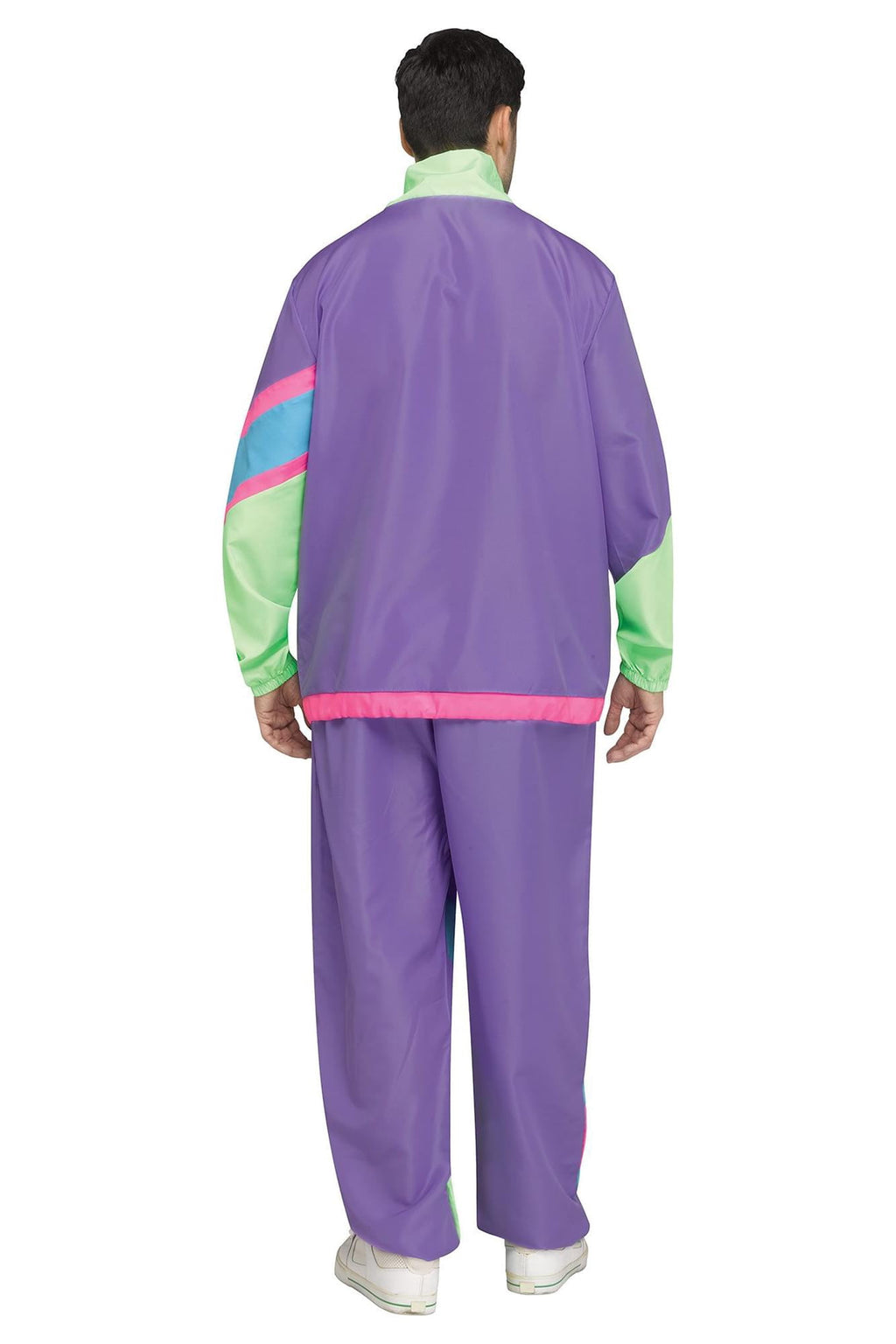 Hip 80's Retro Sweat Track Suit Adult Mens Costume Standard Size