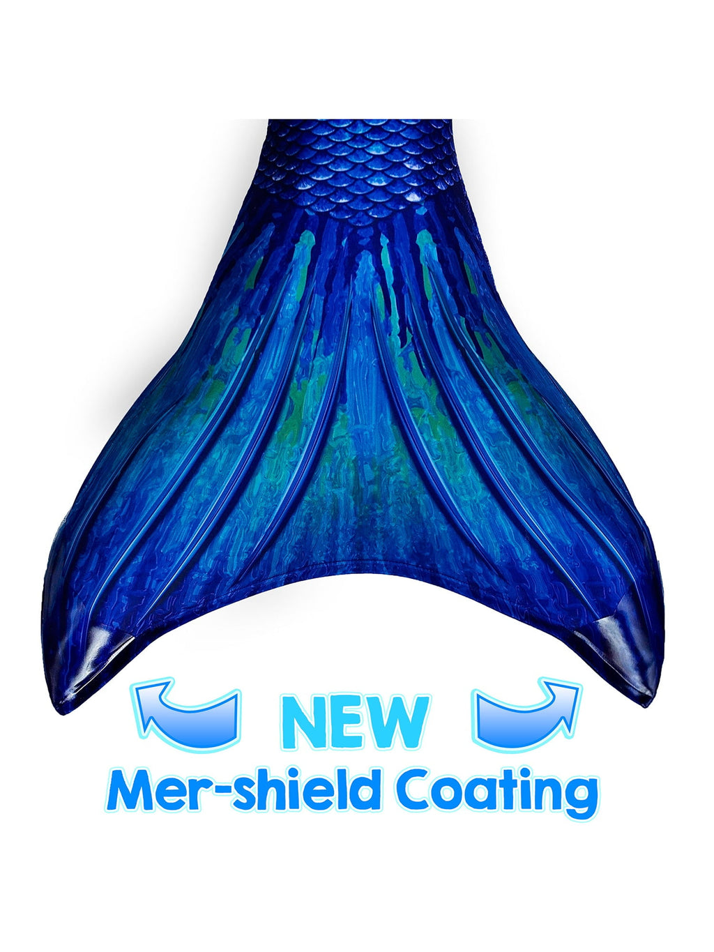 Sun Tail Mermaid Blue Lagoon Tail Skin, Size Child Extra Large (Monofin Not included) for Girls