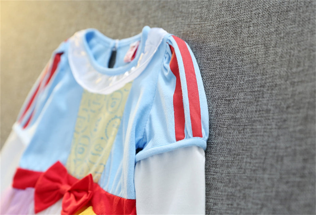 WIBACKER 1-6Y Toddler Girls Princess Costumes Dresses Fancy Dress Up Clothes for Halloween Party Cosplay, Christmas Gift
