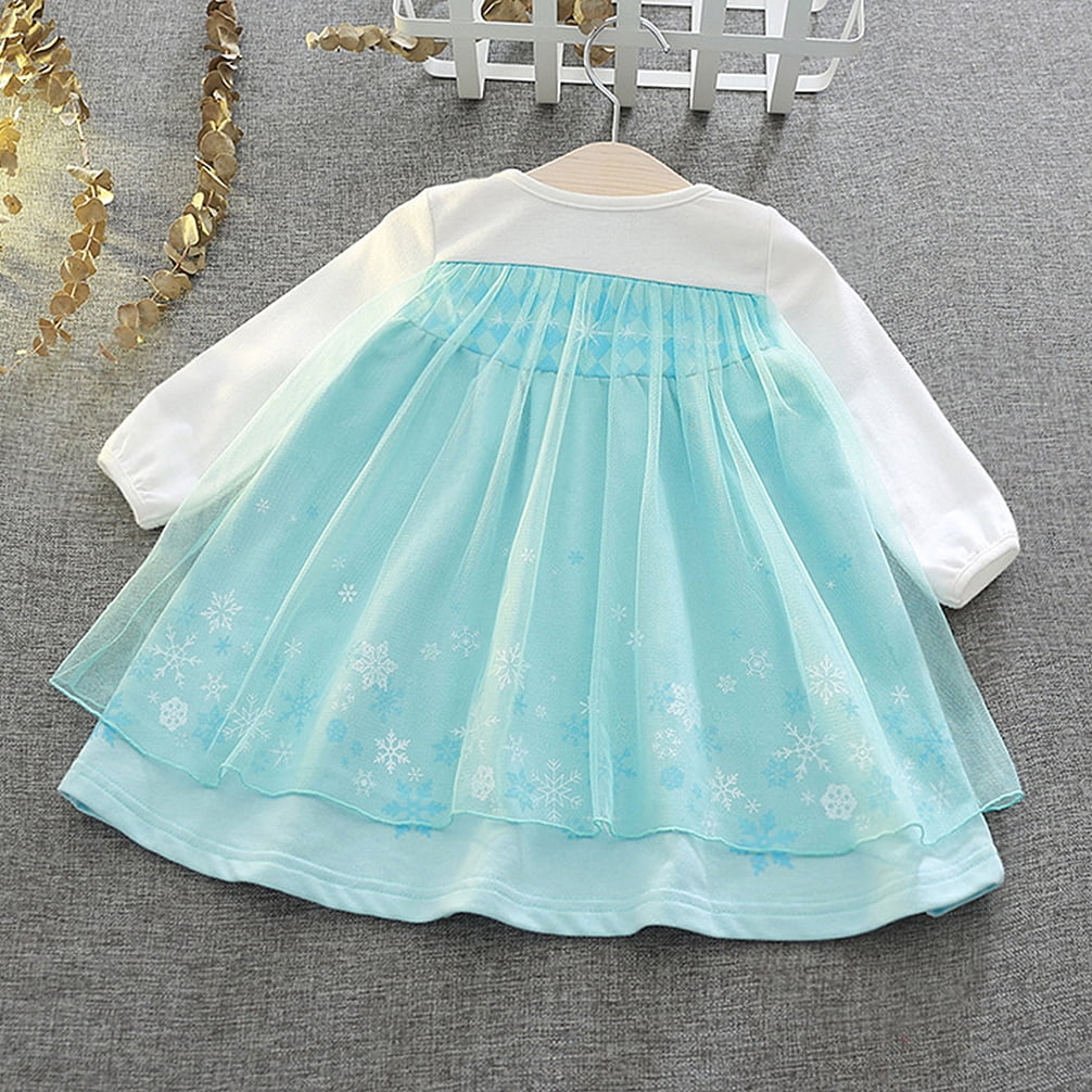 WIBACKER 1-6Y Toddler Girls Princess Costumes Dresses Fancy Dress Up Clothes for Halloween Party Cosplay, Christmas Gift